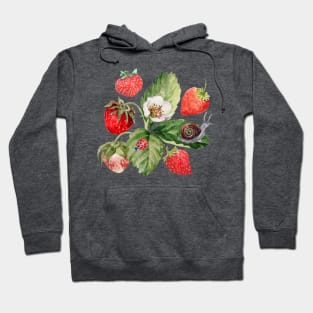 Vintage Strawberry Garden Hoodie